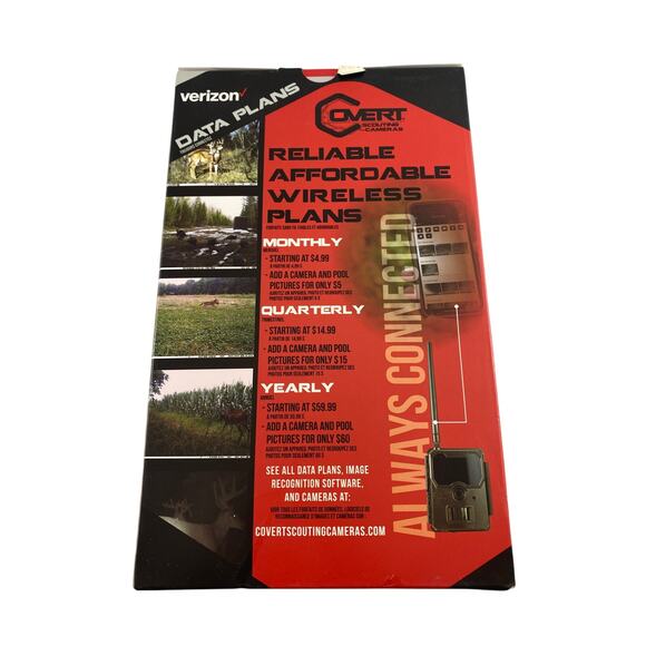Covert Scouting Camera WC20V New In Box Verizon Game & Trail Camera Wildlife - Picture 2 of 5